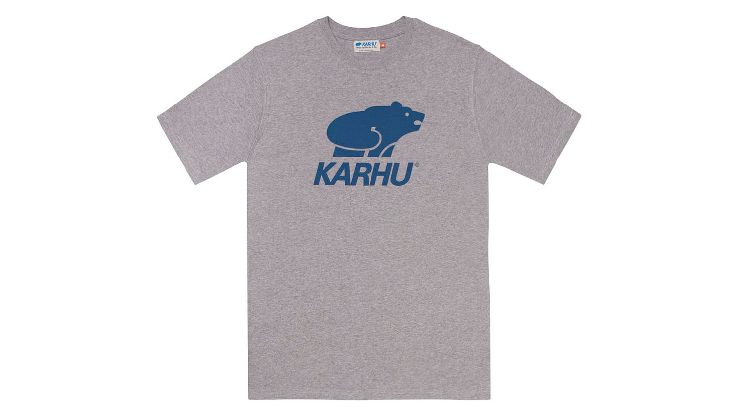 Karhu Basic Logo Tshirt  heather grey navy front